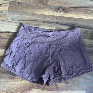Lululemon purple shorts